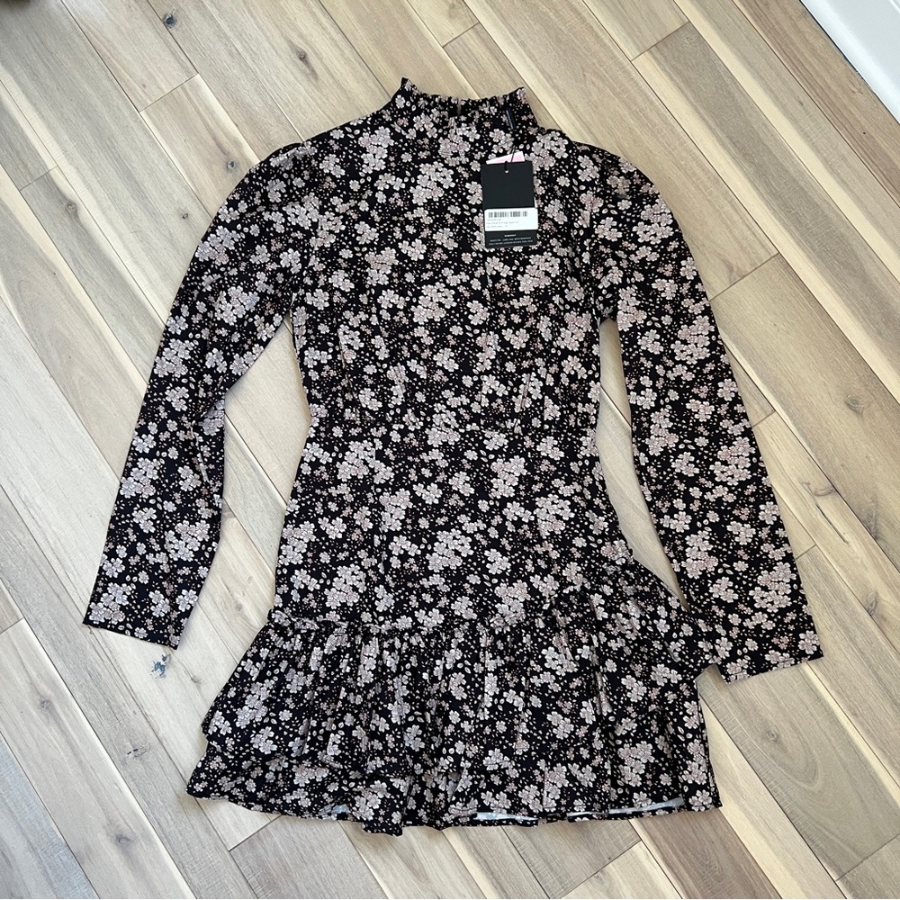 Bosc floral king sleeve dress
